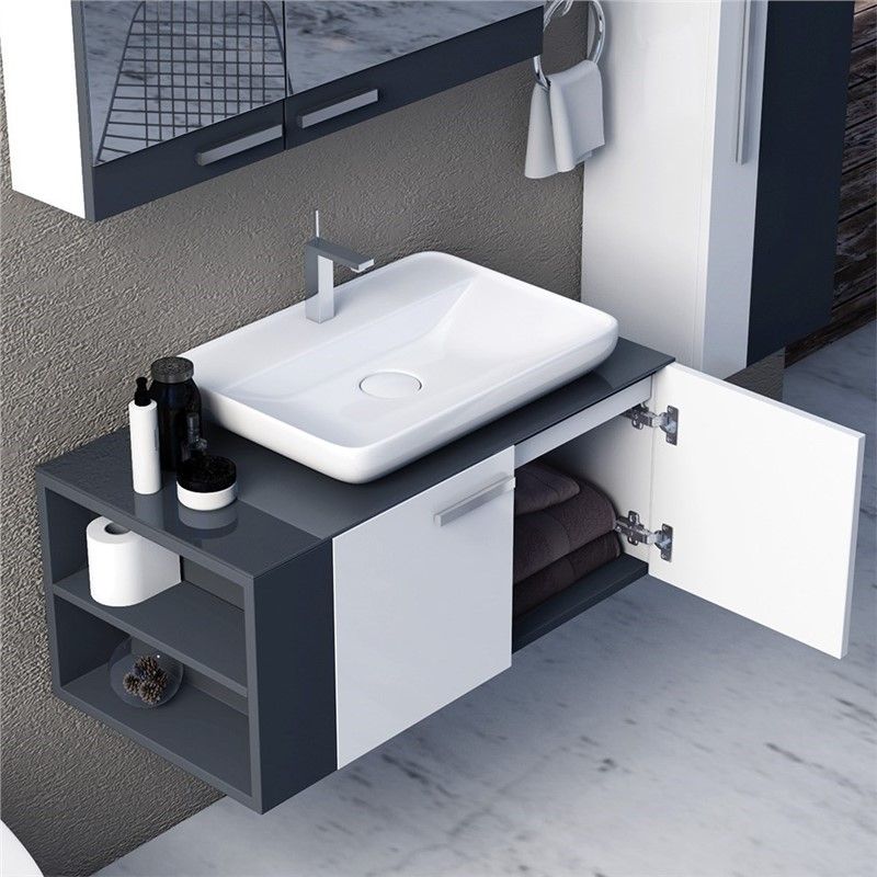 Nplus Jazz Base cabinet with sink 90 cm - #338664