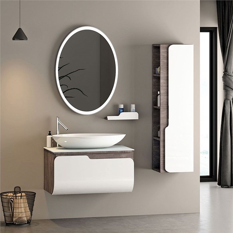 Nplus Kuga Bathroom Cabinet 80 cm - White #340789