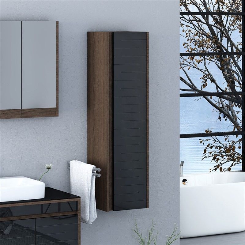 NPlus Nexia Bathroom Cabinet 35 cm - Black #336044