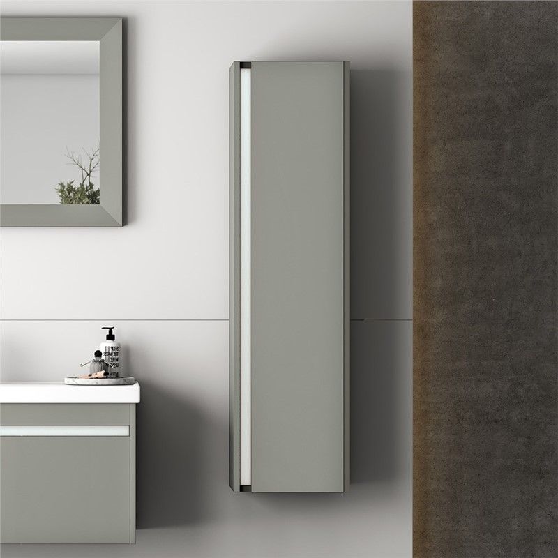 Nplus Octavia Bathroom Cabinet 35 cm - Gray #337575