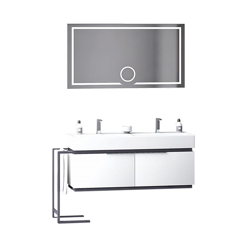 Nplus Omega Bathroom Set 120cm - White #337551