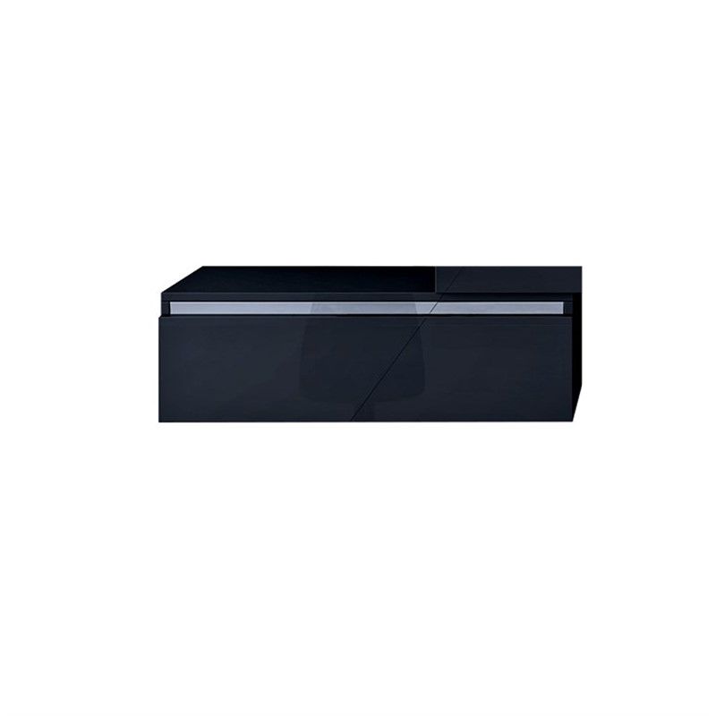 Nplus Toledo Alsó szekrény fiókkal 90 cm - Fekete #338639