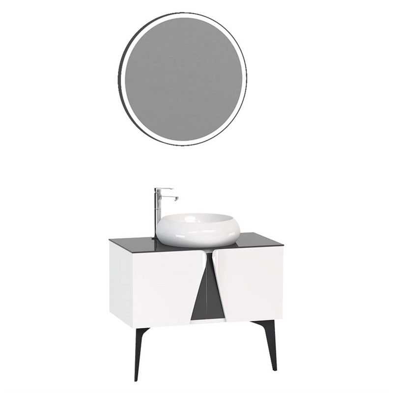 Nplus Tucson Bathroom Cabinet 80cm - White #340800