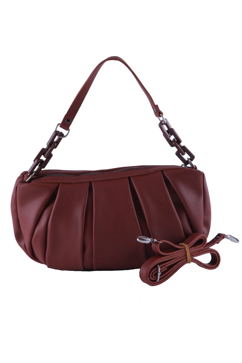 Women's Shoulder Bag - Claret Red #273861
