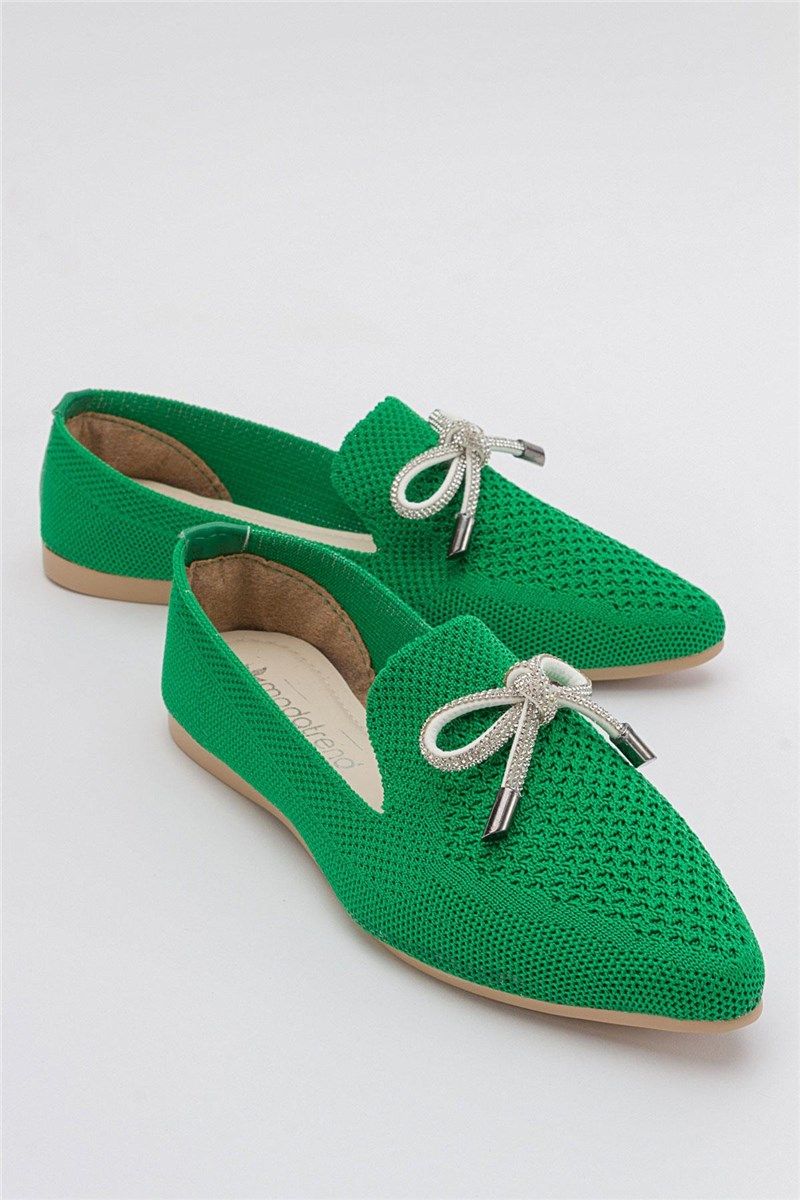 Női textil cipő - zöld #385397