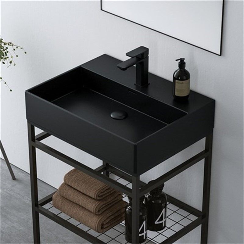 Orka Capetown Bathroom Cabinet 60 cm - Matte Black #344352