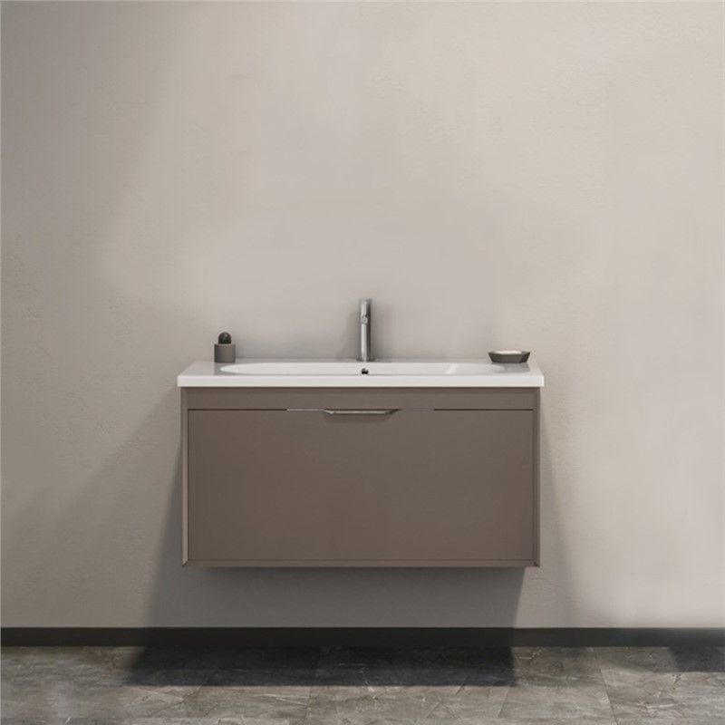 Orka Clay Lower bathroom cabinet 100 cm - Mink #344360