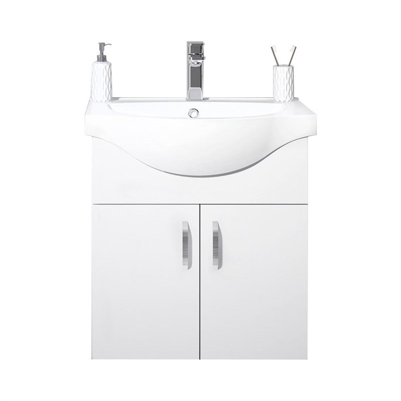 Orka Dinar Bathroom Base Cabinet 65cm - White #339323