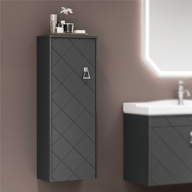 Orka Dream Bathroom Cabinet 40 cm - Anthracite #339288