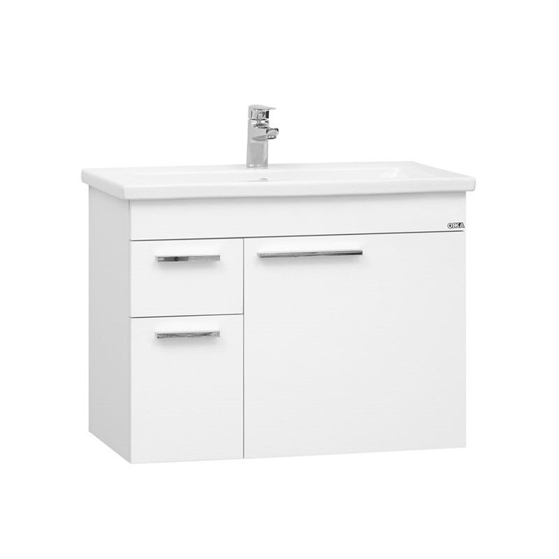 Orka Enez Base cabinet for sink 80 cm - White #339320