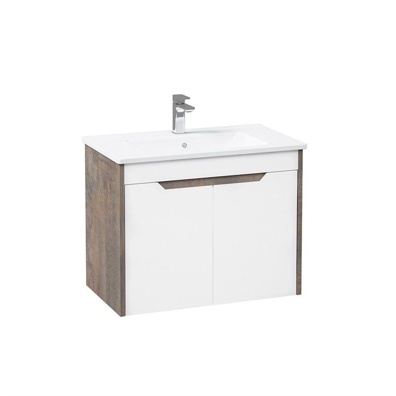 Orka Lago Bathroom Cabinet 75 cm - White #339882