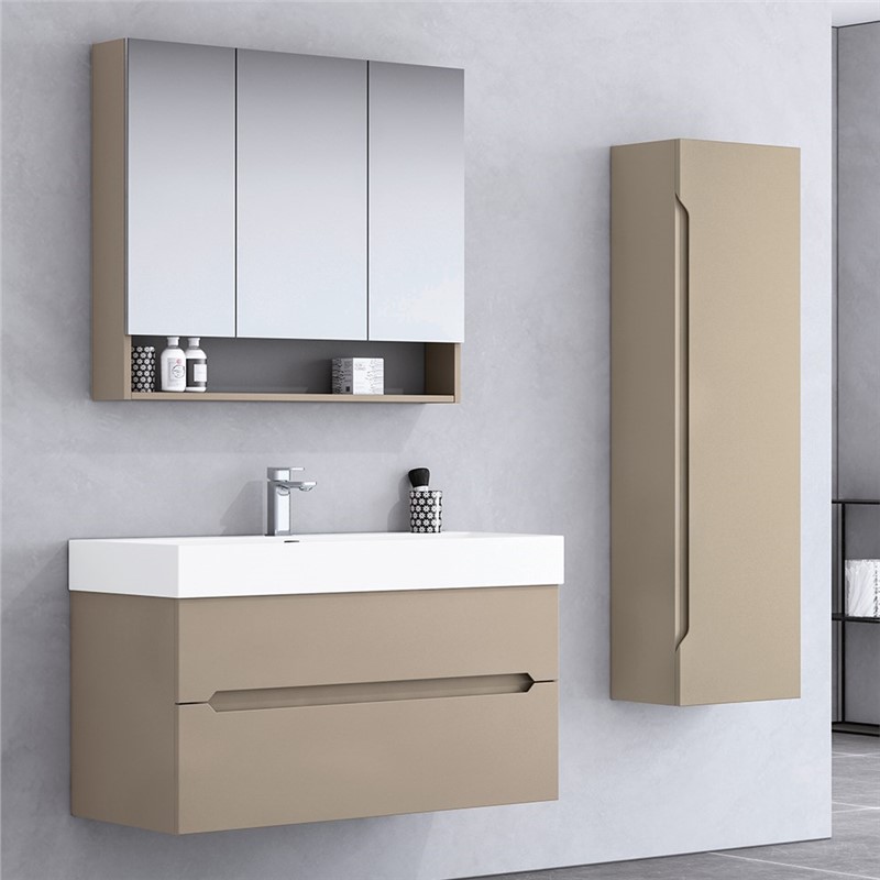 Euromart - Orka Malta 100 cm Banyo Dolabı