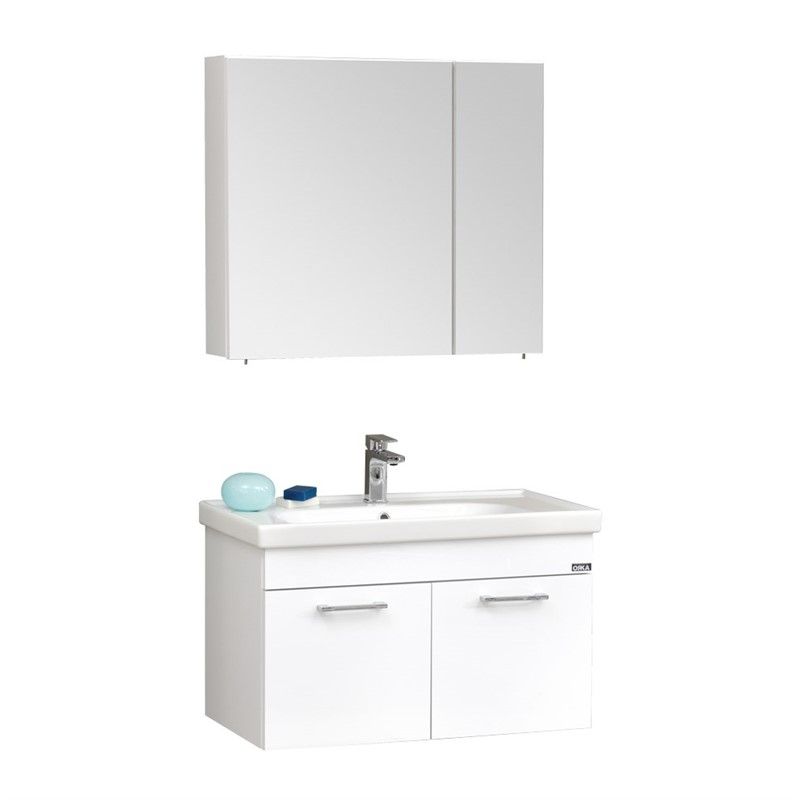 Orka Mars Bathroom Set 80 cm - White #336615