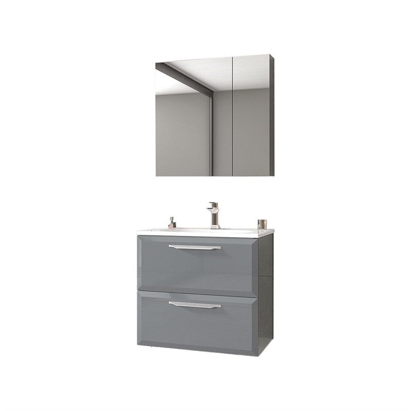 Orka Nuvola Bathroom Set 65 cm - Gray #341710