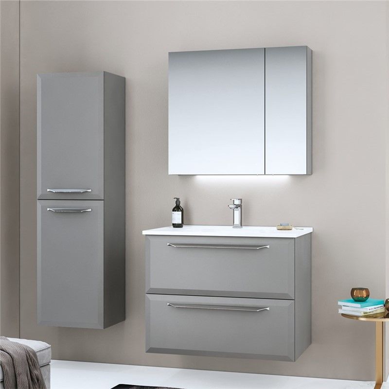 Orka Nuvola Bathroom cabinet 80 cm - Anthracite #337896