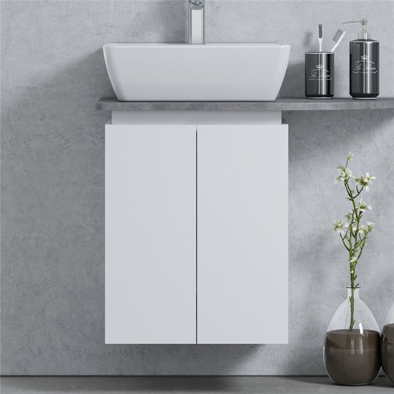 Orka Panama Base Bathroom Cabinet 80cm - White #344376