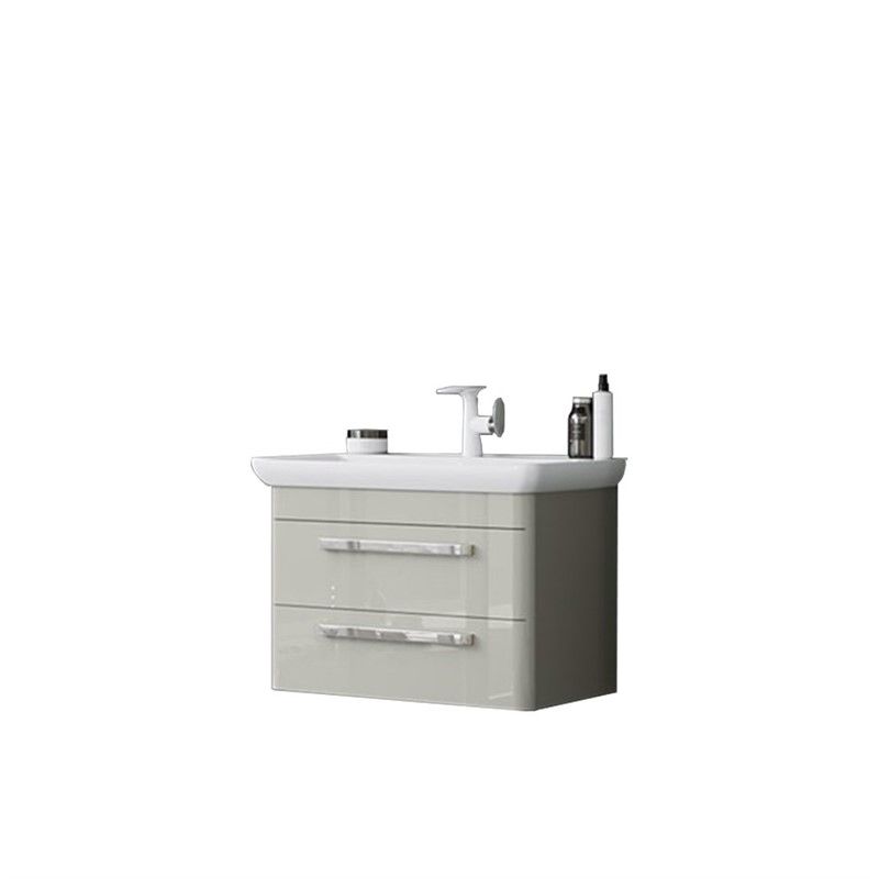 Orka Rose Bathroom Cabinet 80 cm - Gray #342498