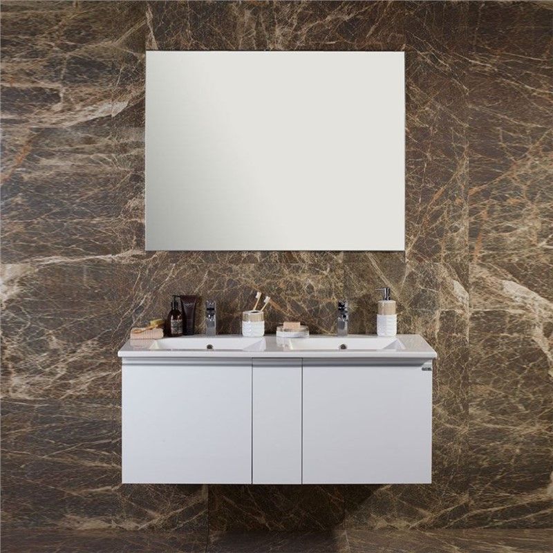 Orka Terme Bathroom Cabinet 120 cm - White #336636