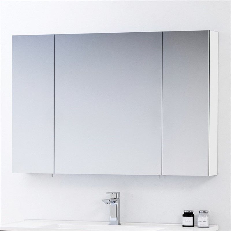 Orka Terme Vitrina s ogledalom 96cm - Bijela #339925