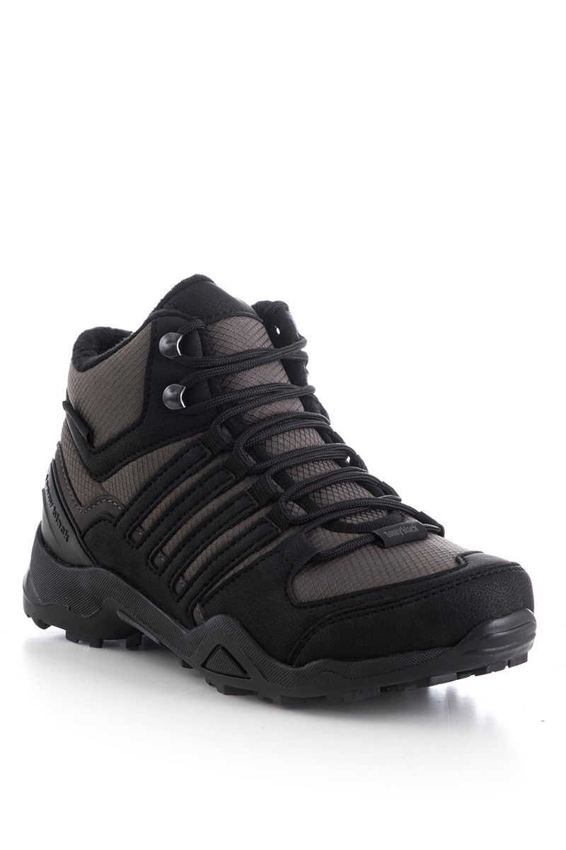 Unisex Hiking Boots - Grey, Black #273133