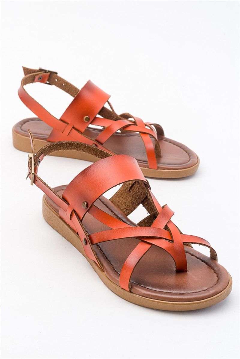 Women's Casual Sandals - Orange #381673