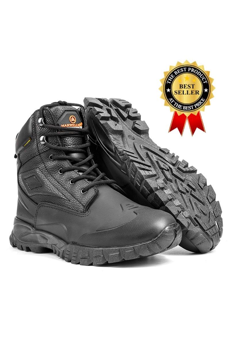MARWELLS Men's outdoor boots - Black 20230918008