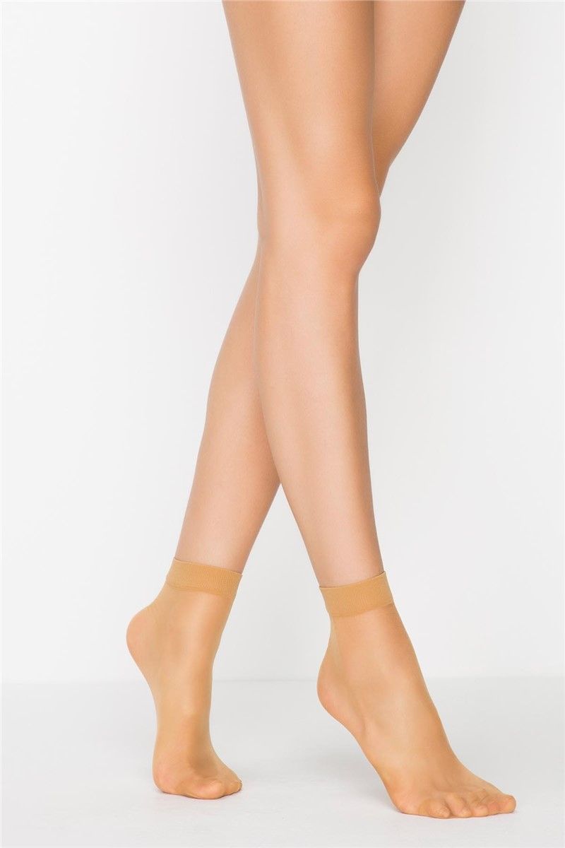 Women's socks 15 - Light beige #312755
