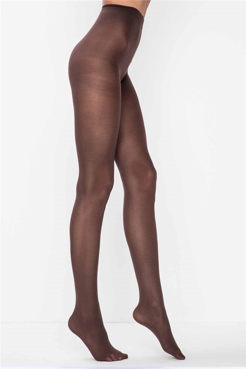Women's brown tights - 312734