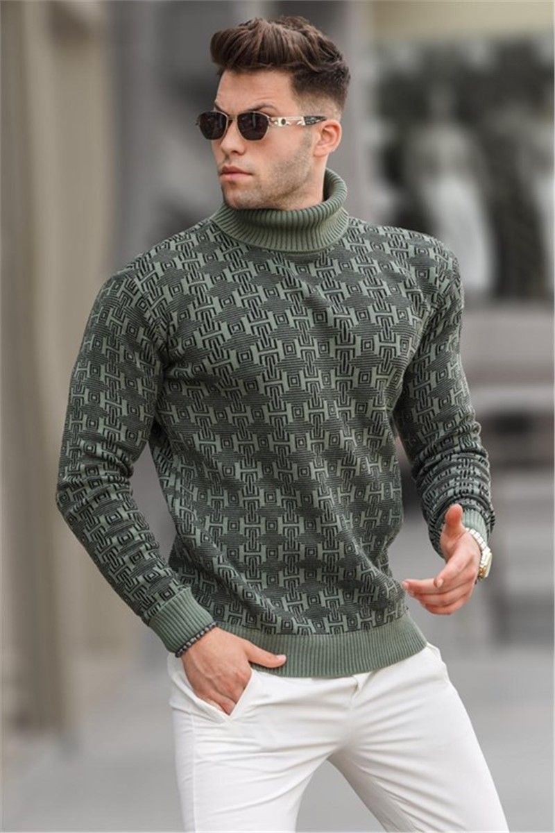 Men's Sweater 5768 - Oil Green #333042