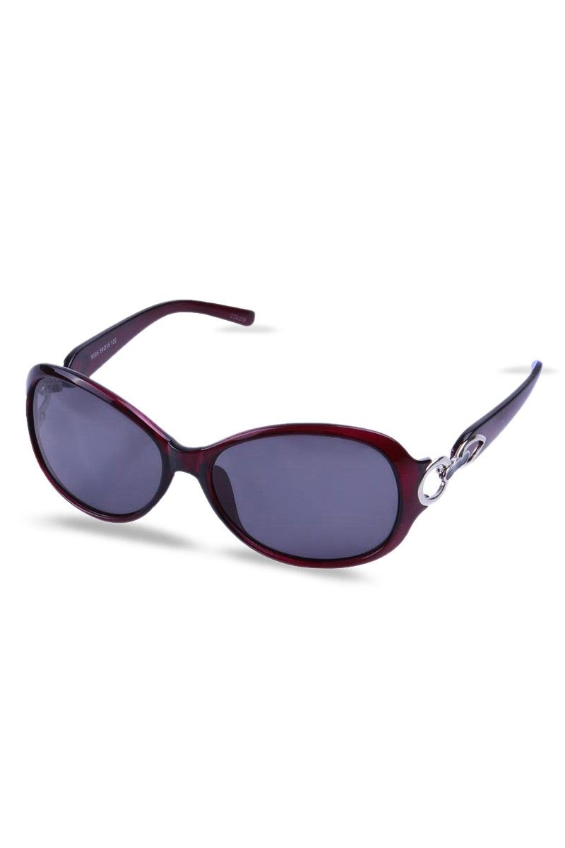Women's Sunglasses - Burgundy #R005 59o15 120
