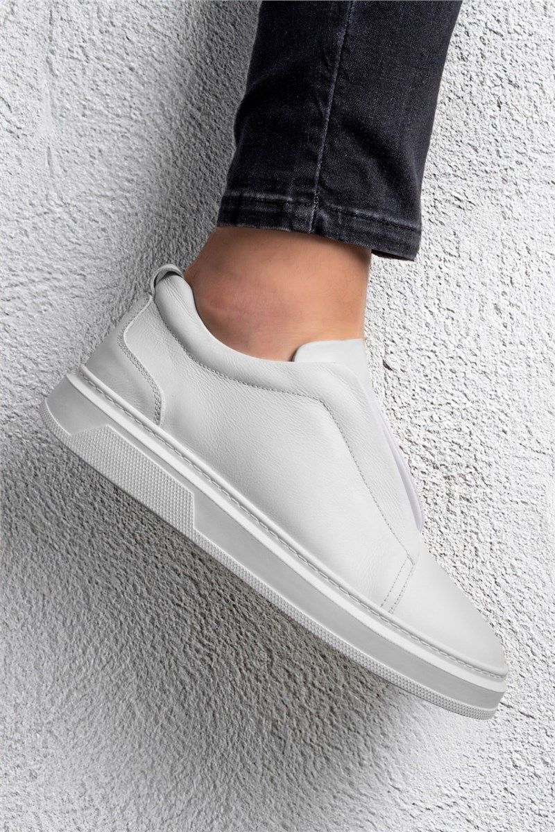 Ducavelli muške sportske cipele od prave kože - bijele #397611