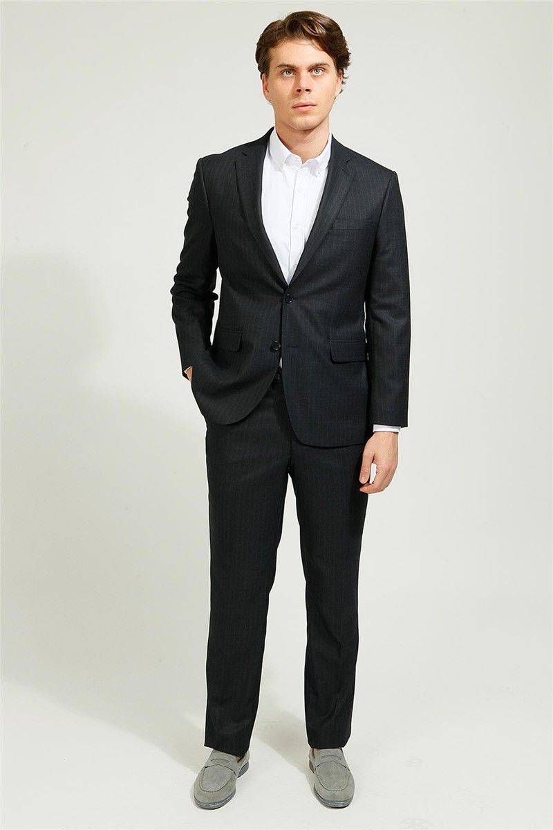 Men's Regular Fit Suit - Navy #363566