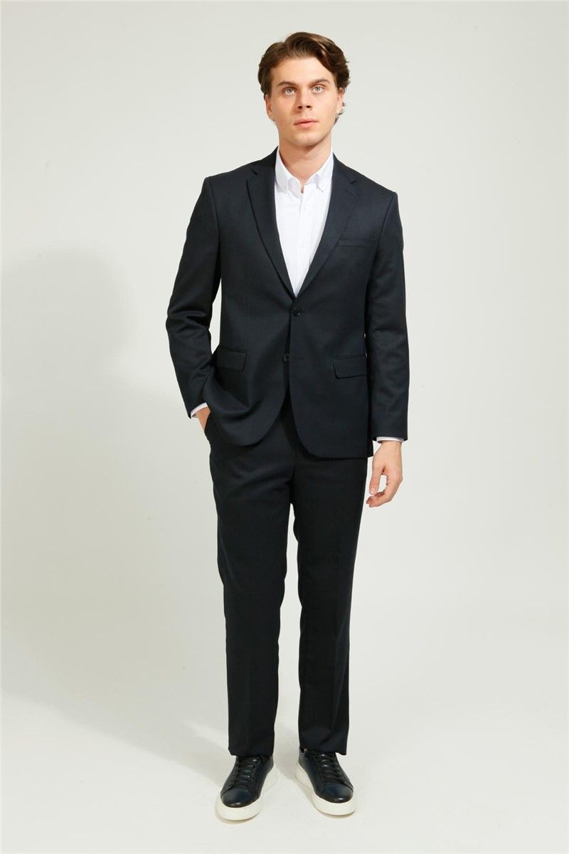 Men's Regular Fit Suit - Navy #363568