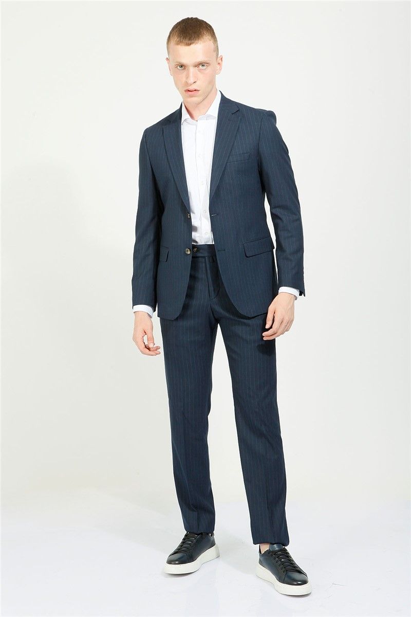 Men's Regular Fit Suit - Navy #357789