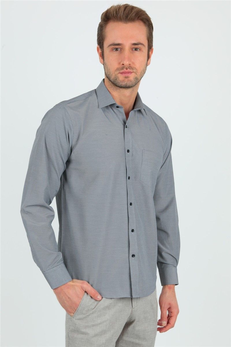Centone Men's Shirt - Grey #268687