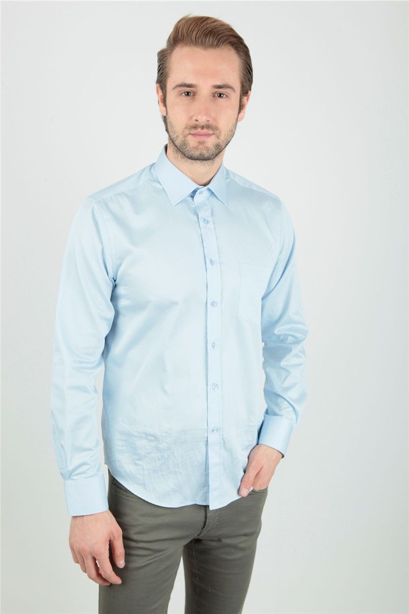 Centone Men's Shirt - Light Blue #268694