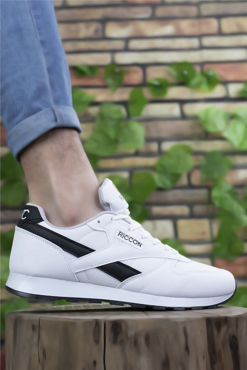 Unisex sports shoes 0012853 - White with Black #325761
