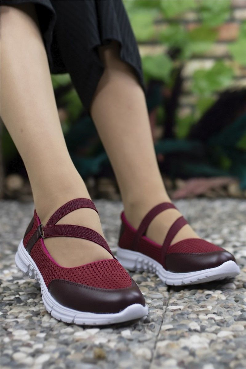 Women's casual shoes 0012601 - Bordeaux # 325557