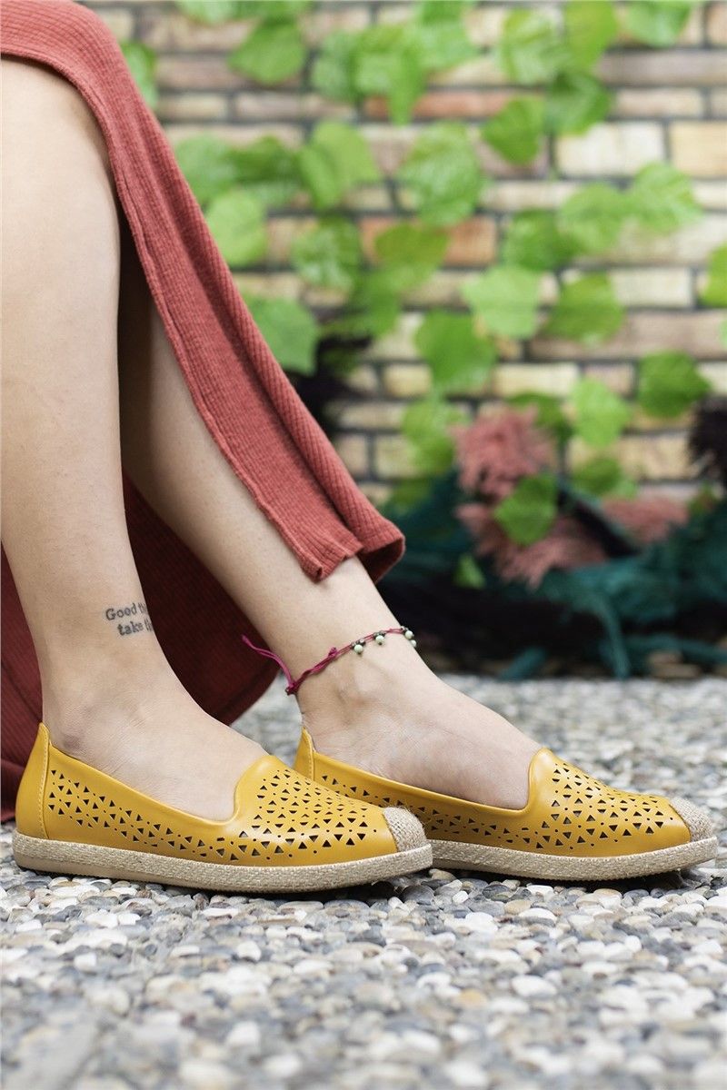 Women's casual shoes 0012110 - Mustard #325624