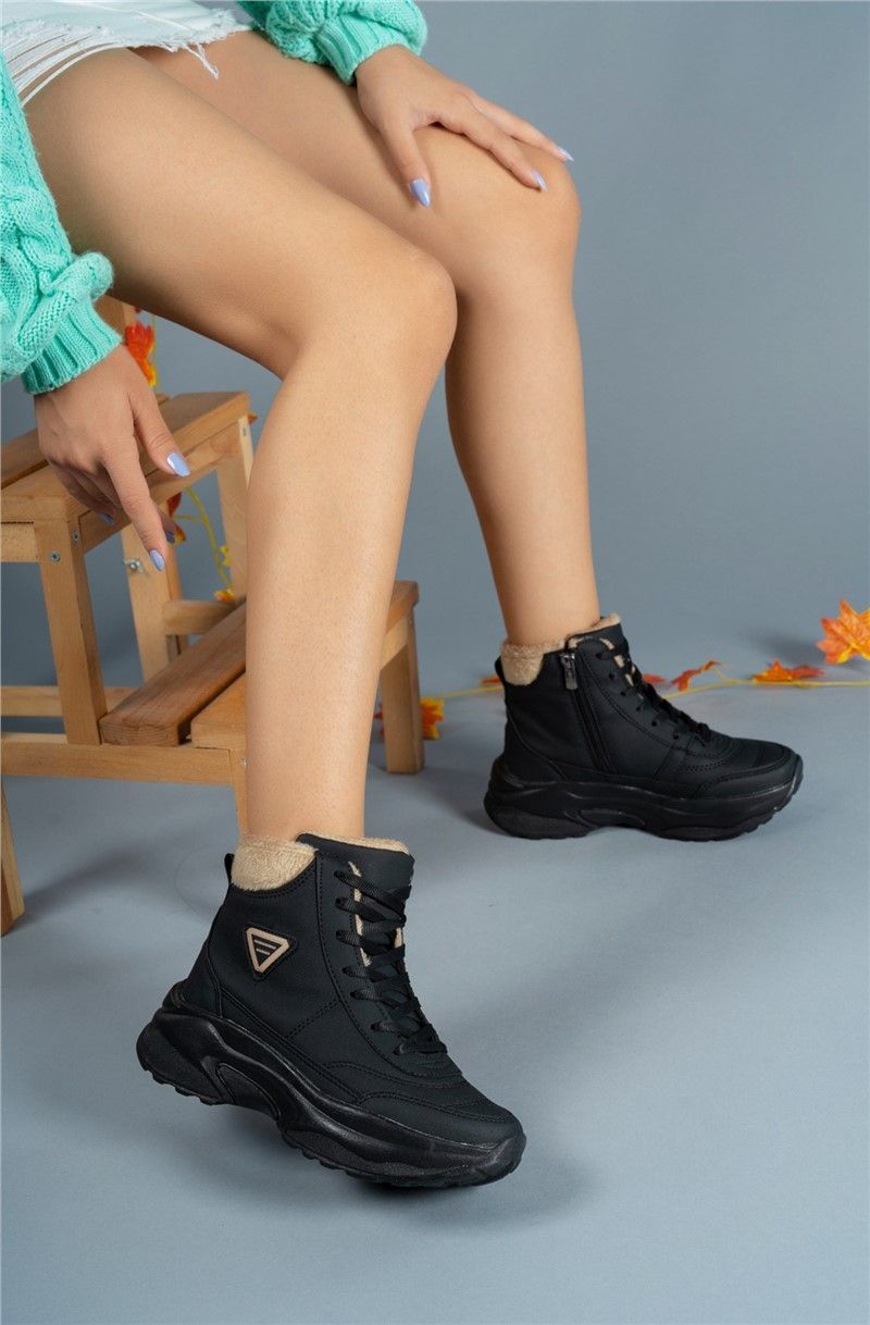 Unisex Boots 0012123 - Black with Beige #358539
