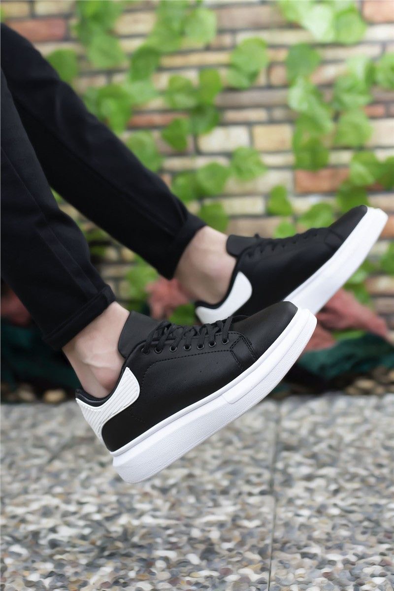 Men's sports shoes 0012366 - Black with White #325724