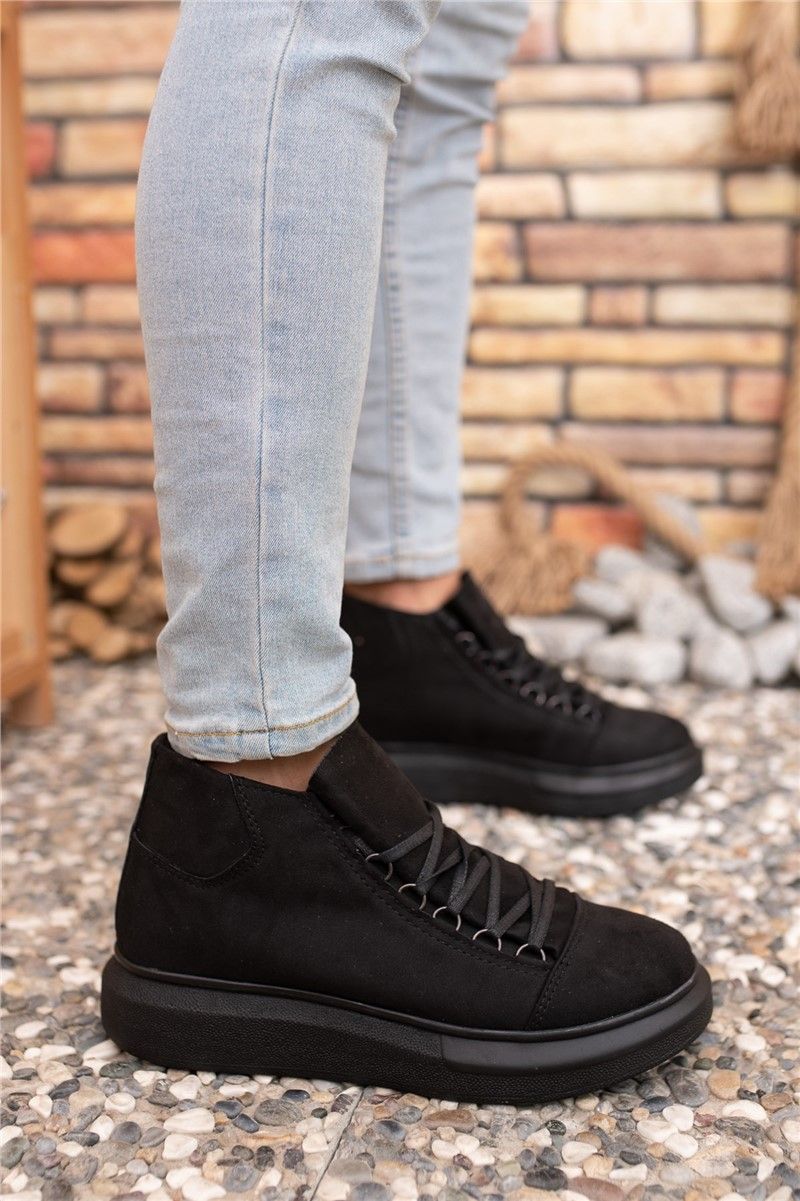 Men's suede boots 0012575 - Black # 325460