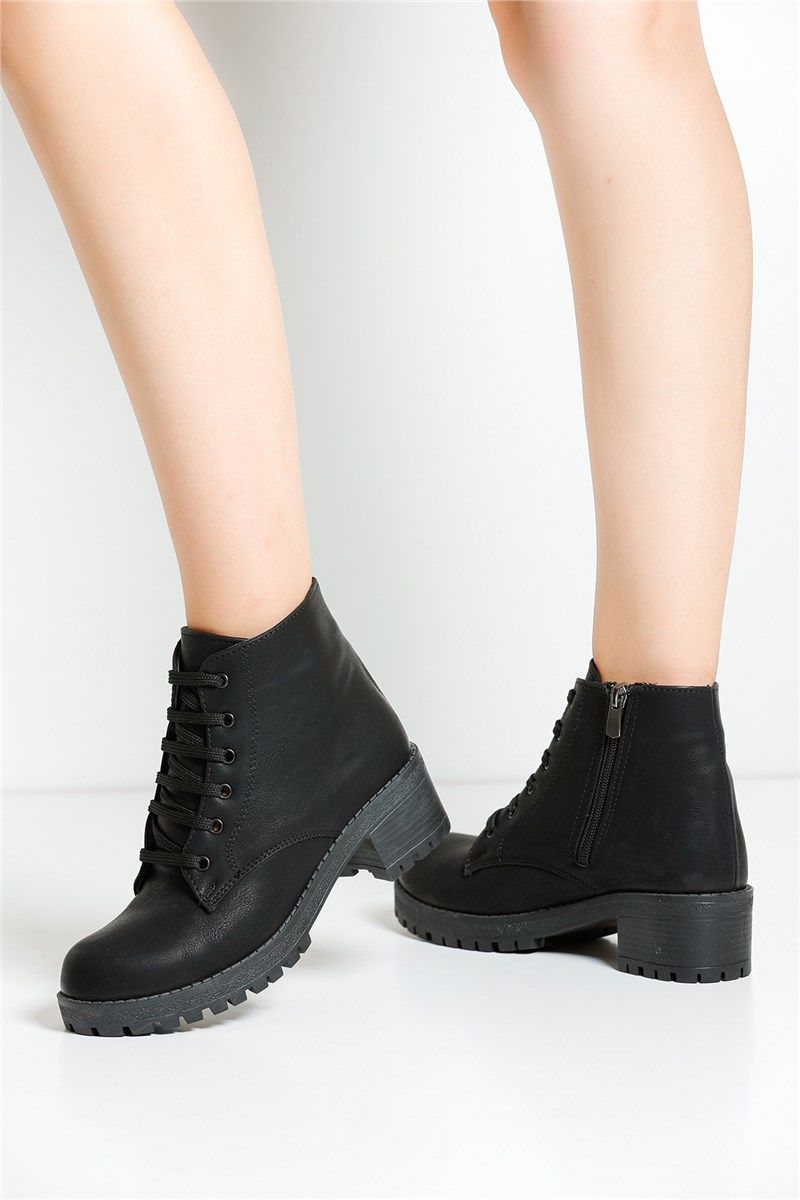 Women's Boots PTK015 - Black #403878