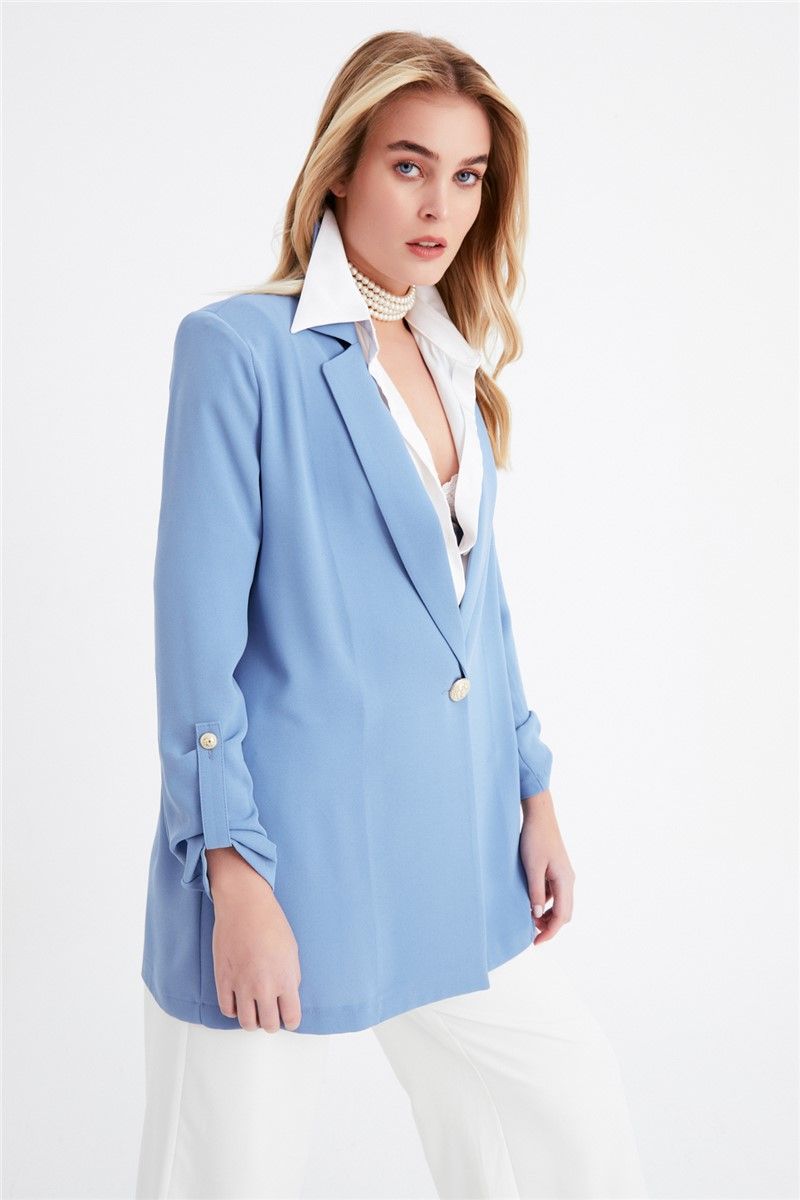 Women's jacket - Light blue #329581