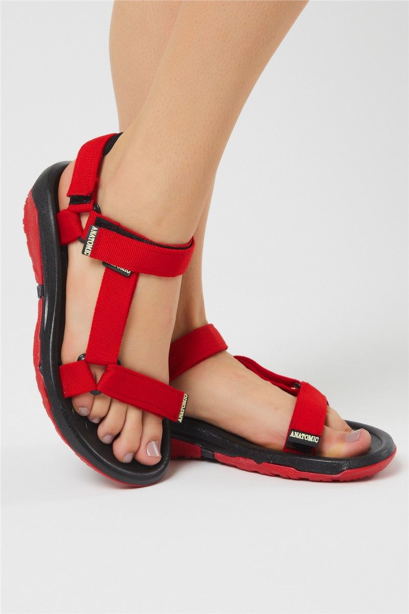 Tonny Black Women's Sandals - Red #307556