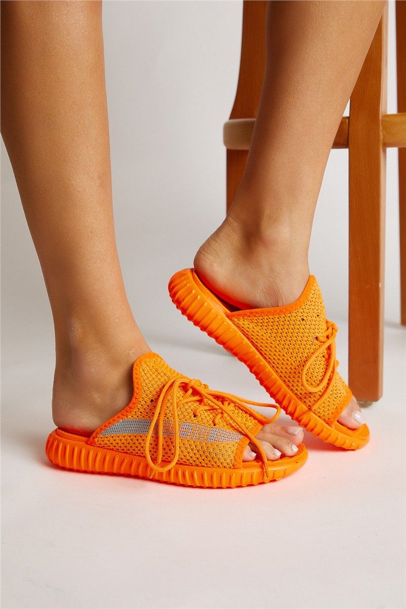 Women's Sliders - Orange #303052