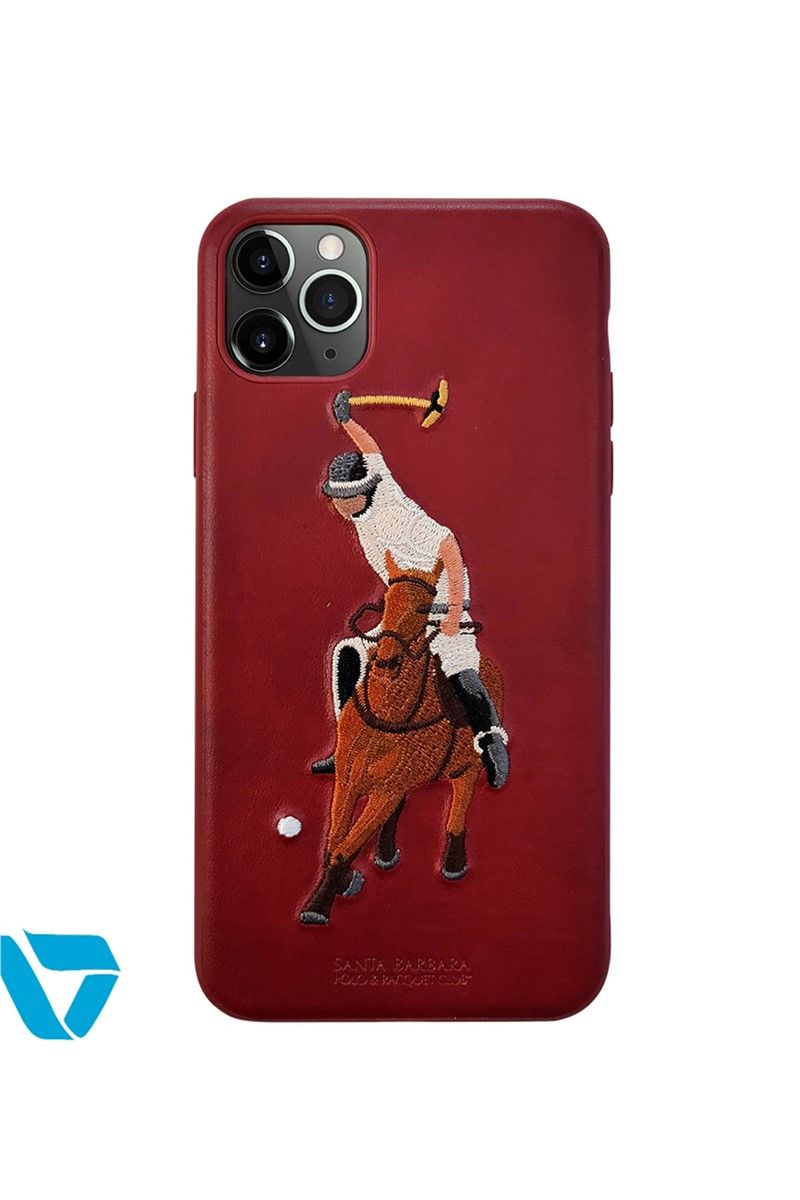 Santa Barbara Leather Case for iPhone 11 Pro Max Red 734323