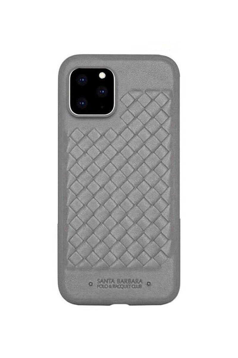Santa Barbara Custodia in pelle per iPhone con display da 5,8 pollici 734311 grigio