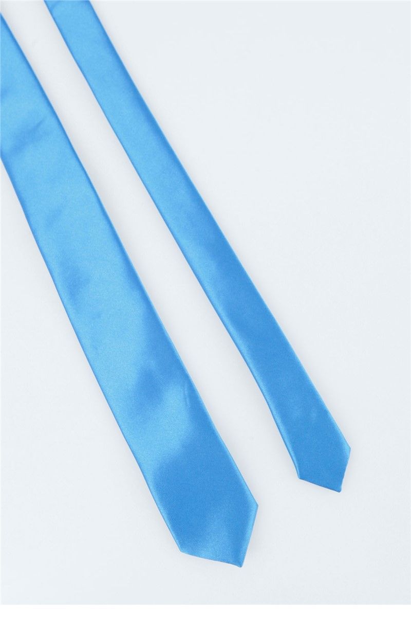 Satin tie - Blue #269354