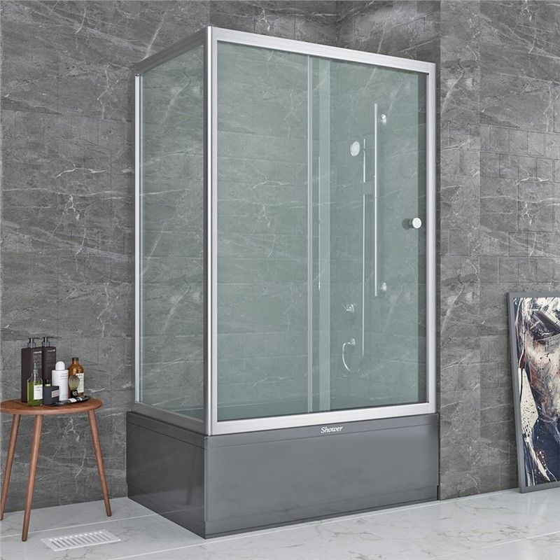 Shower Neptune Shower Cabin Over Bathtub with Side Panel 150x80 cm - Chrome #348771